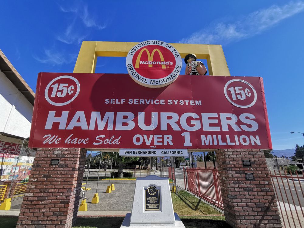 Signage at the Original McDonald’s Site & Museum