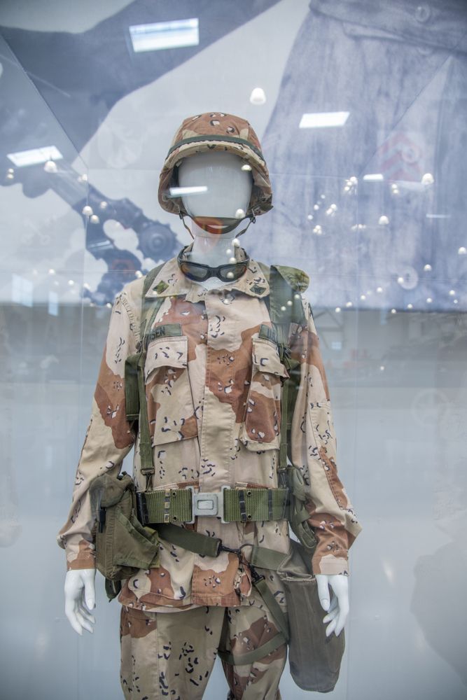 A display in the Flying Heritage & Combat Armor Museum