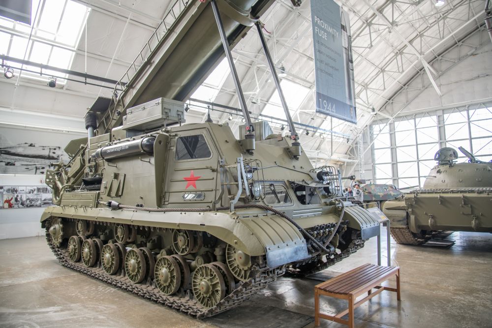 Armor tanks in the Flying Heritage & Combat Armor Museum