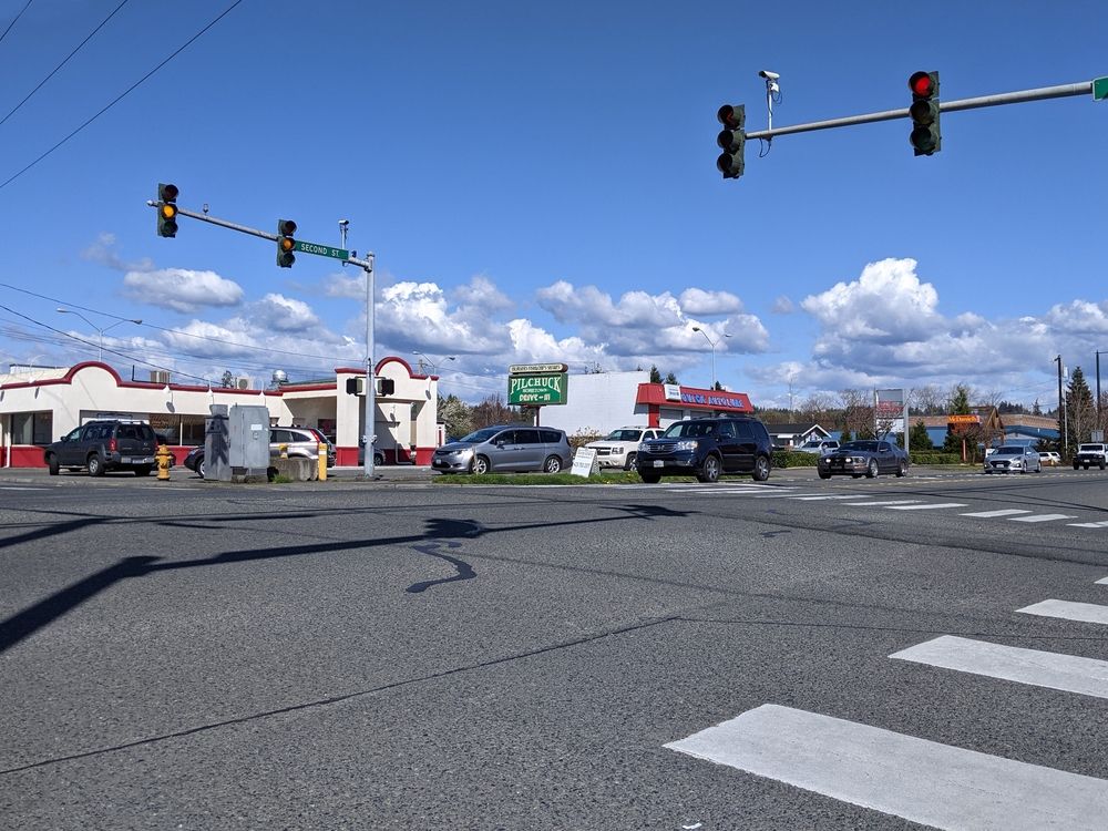 The road of Historic Downtown Snohomish