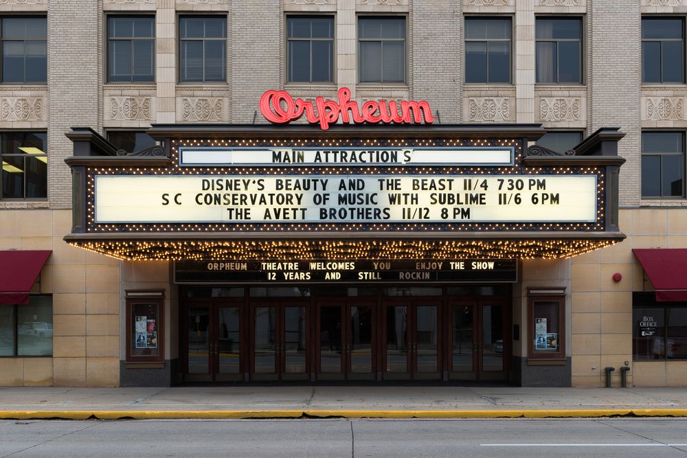 Exterior of the Orpheum Theatre