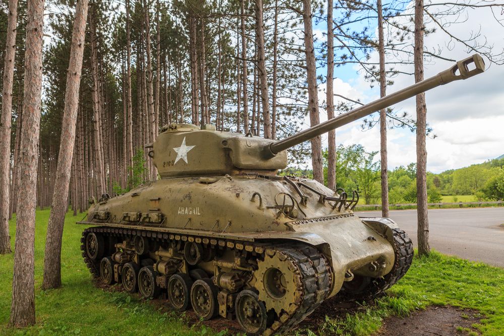Military tank at Pennsylvania Military Museum