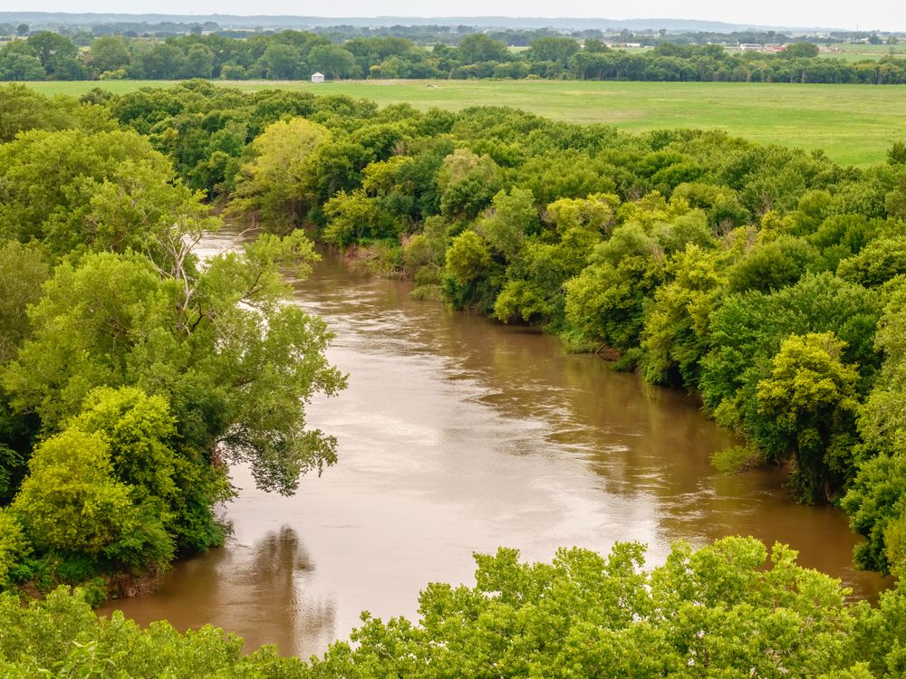 View of a river from Stone State Park