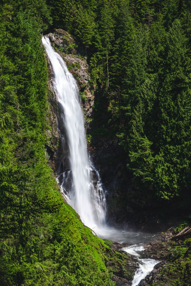Waterfall at Wallace Falls State Park