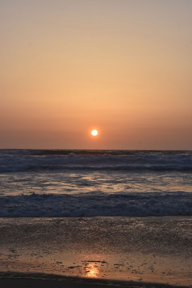 Sunset over Marina State Beach