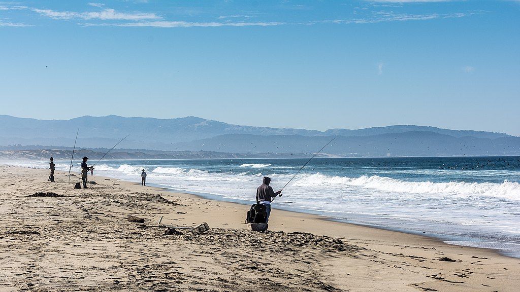Fishing at Salinas River National Wildlife Refuge