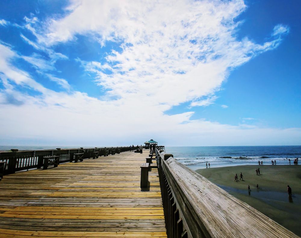 View within the Folly Beach Fishing Pier