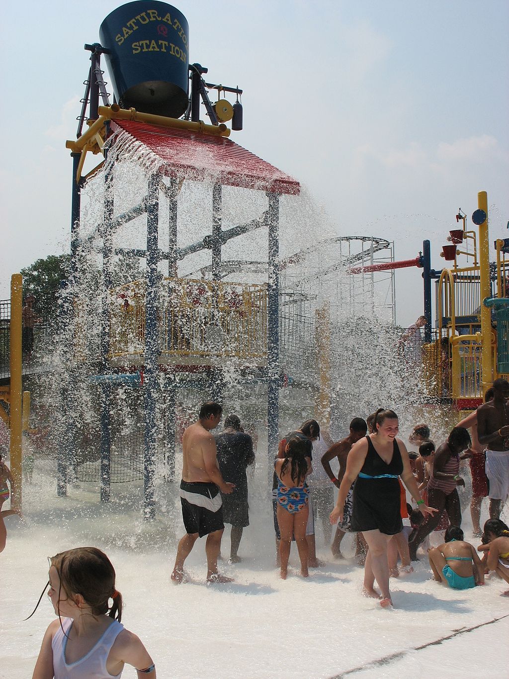 Saturation station at Quassy Amusement & Waterpark