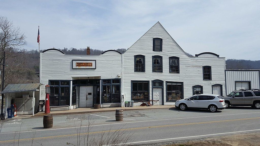 Exterior of Original Mast General Store