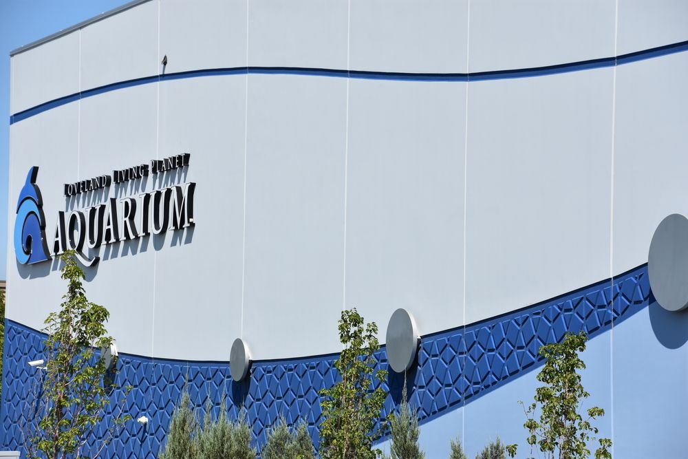 Front View of Loveland Living Planet Aquarium