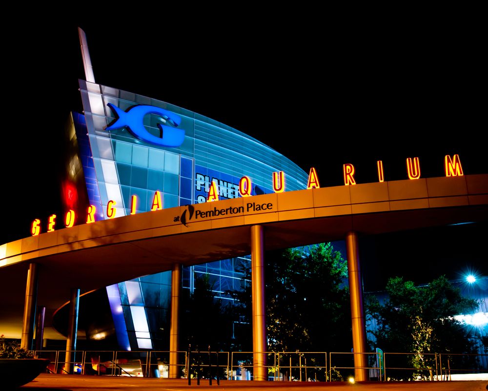 View of Georgia Aquarium