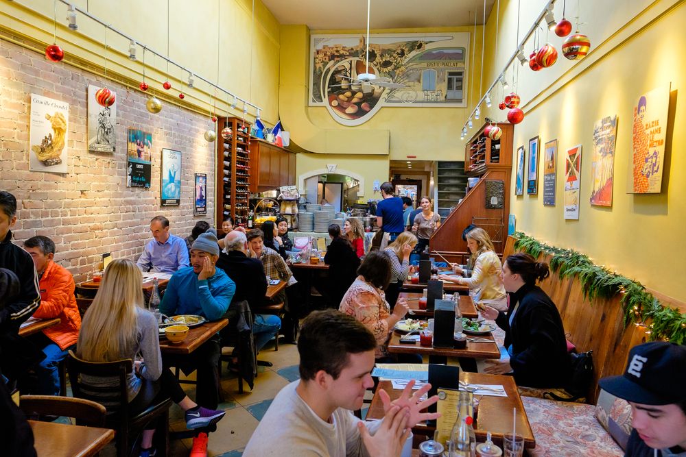 A cafe at San Francisco