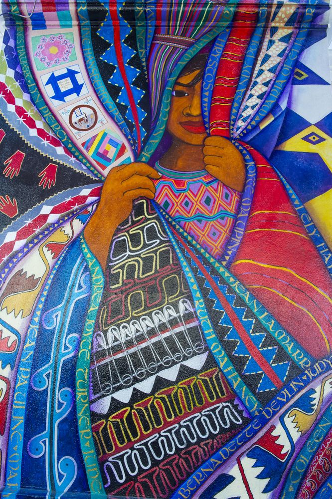 Colorful mural at San Francisco