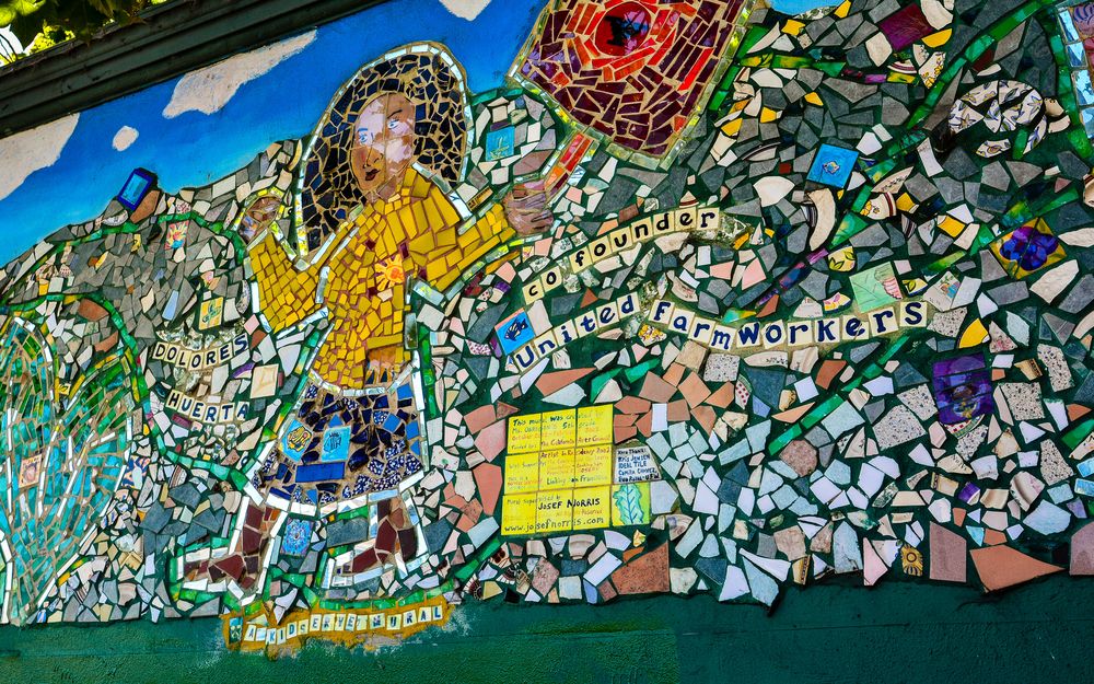 Tile mural at San Francisco