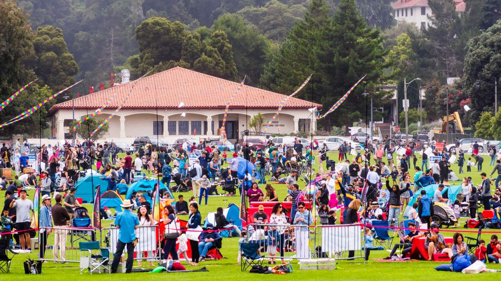 People at the Off the Grid event
