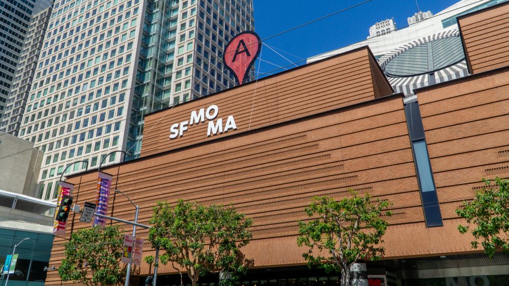 Building sign of San Francisco Museum of Modern Art