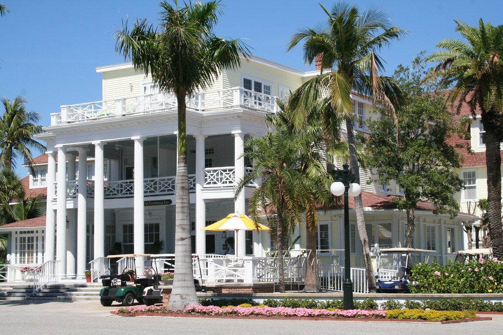 Exterior of Gasparilla Inn at Boca Grande