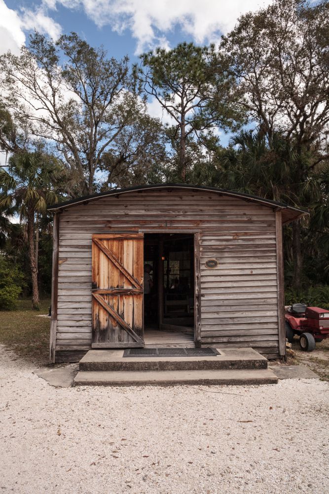 A small machine shop at Koreshan State Historic Site