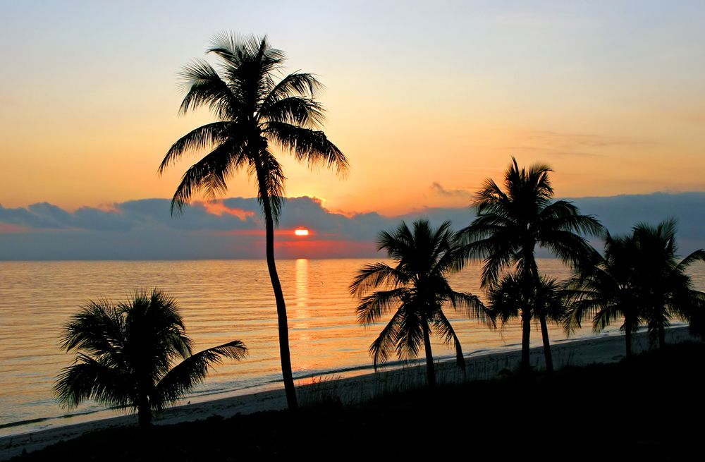 Gorgeous sunset at Sanibel Island