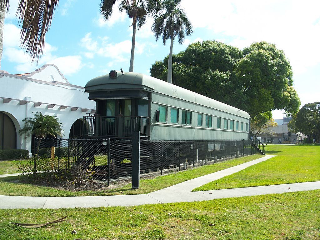 Railcar at Southwest Florida Museum of History