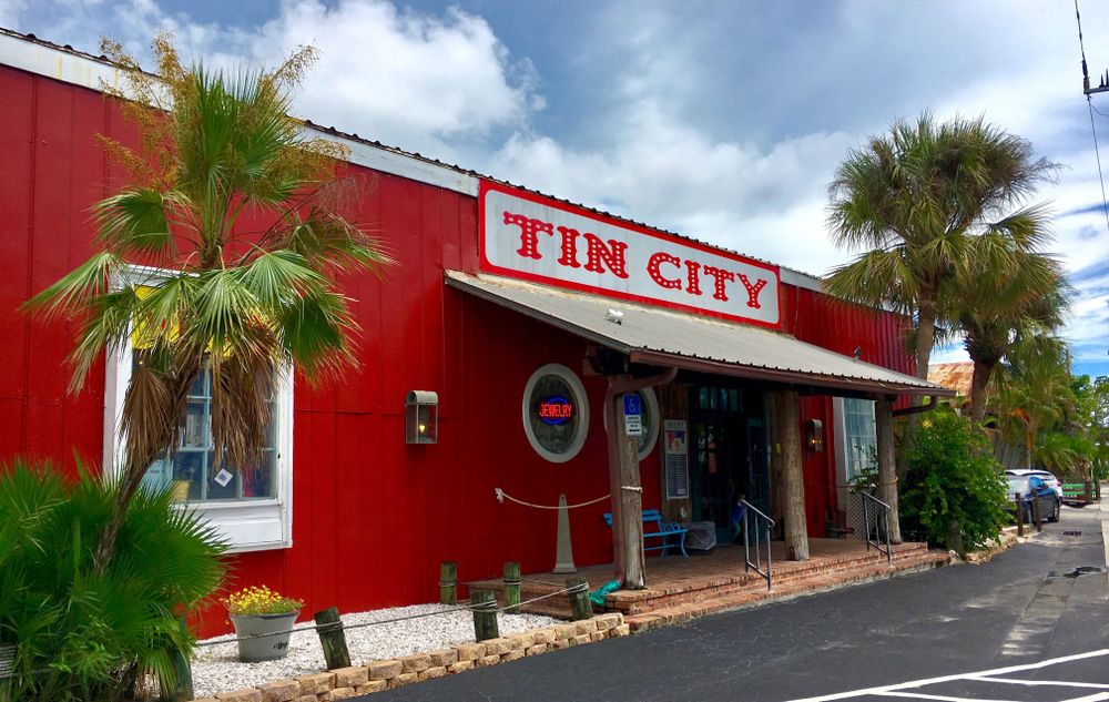 Exterior of Tin City