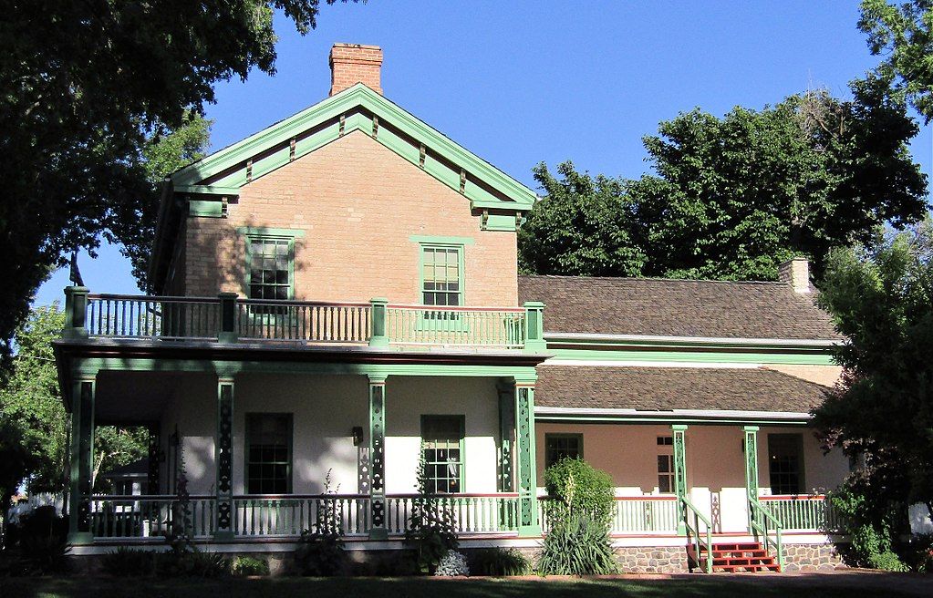 Facade of Brigham Young Winter House