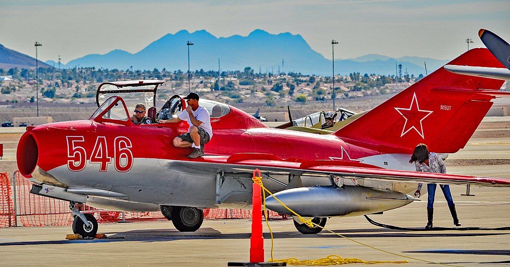 An aircraft at Western Sky Aviation Warbird Museum