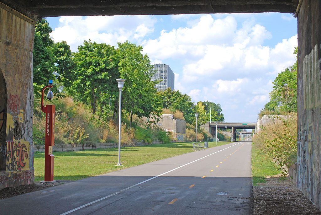 Trail of Dequindre Cut Greenway