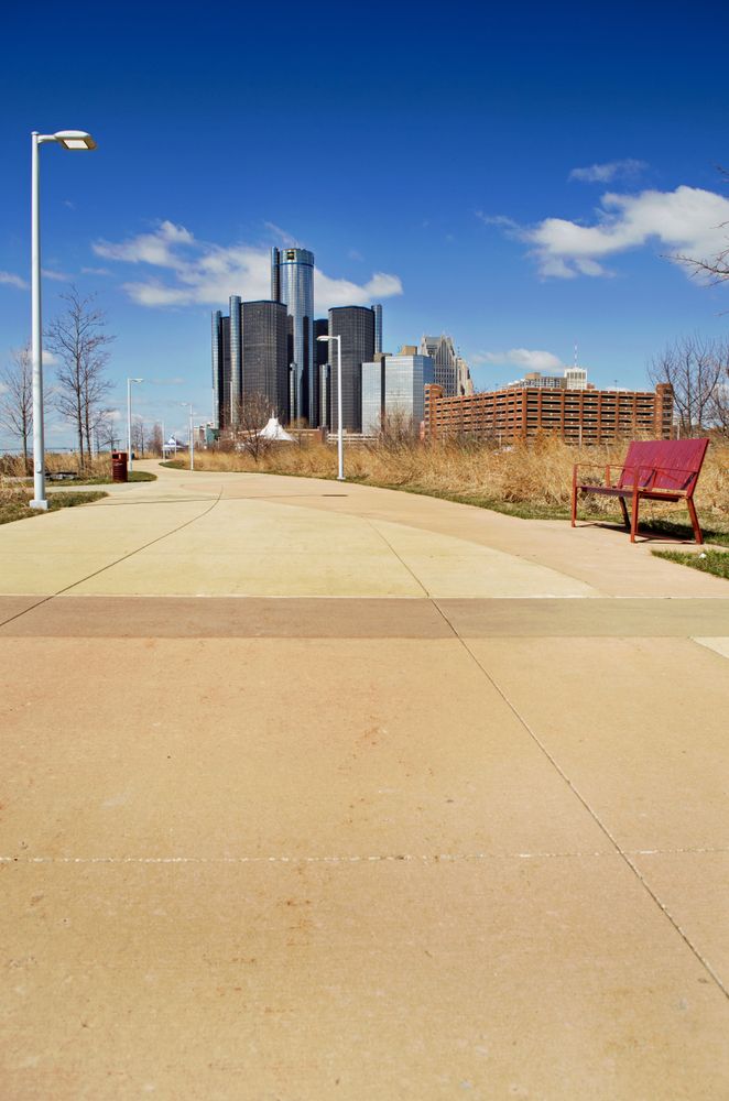 Pathway at Detroit International RiverWalk
