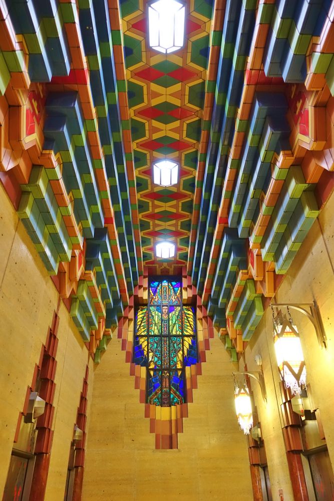 Colorful interior of the Guardian Building