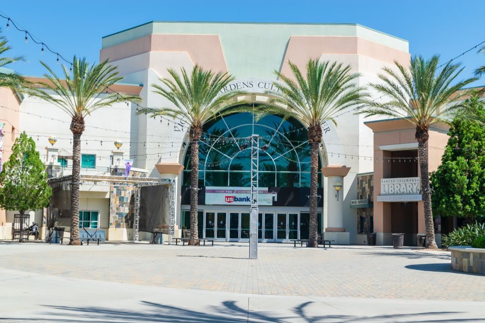 Exterior of Victoria Gardens Cultural Center