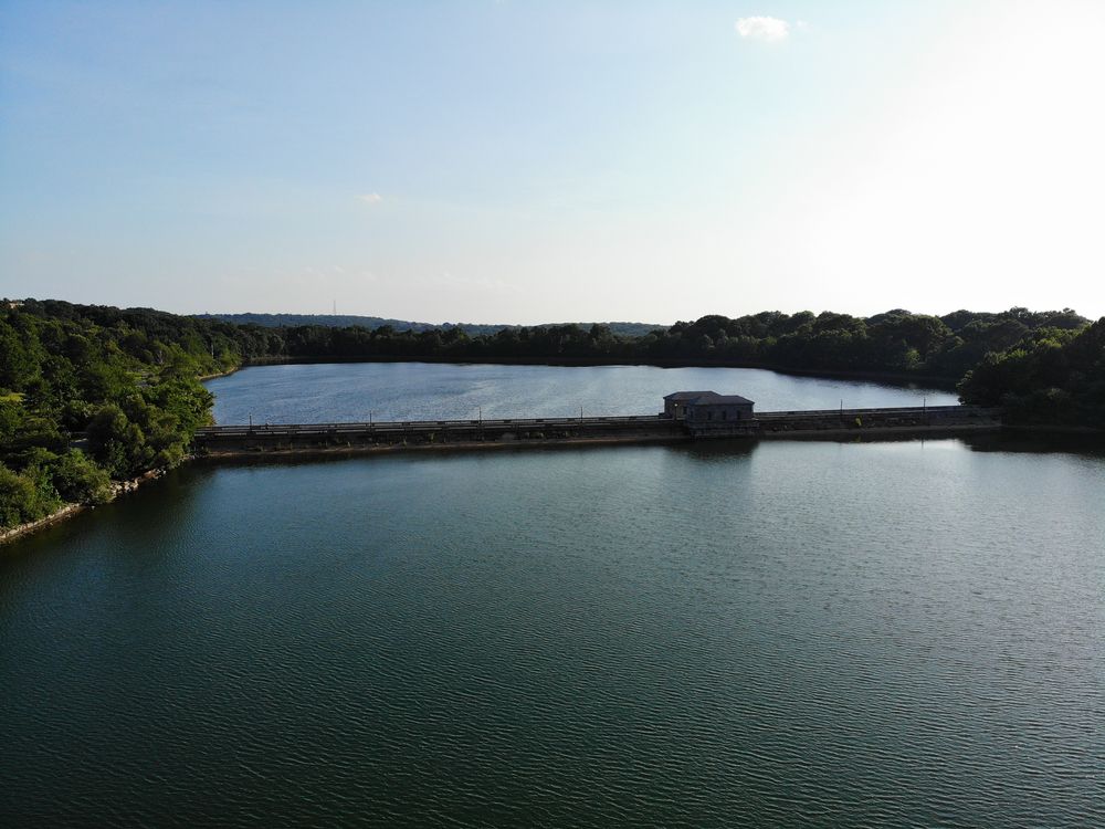 Aerial view of Silver Lake