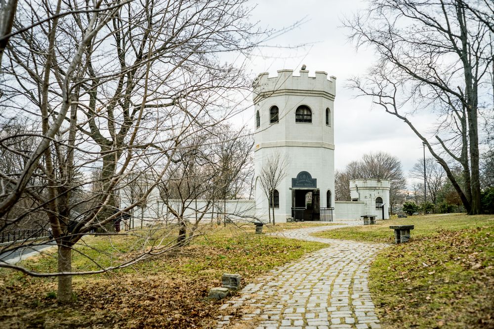 A building at Snug Harbor Cultural Center & Botanical Garden