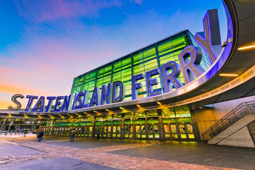 Terminal of Staten Island Ferry