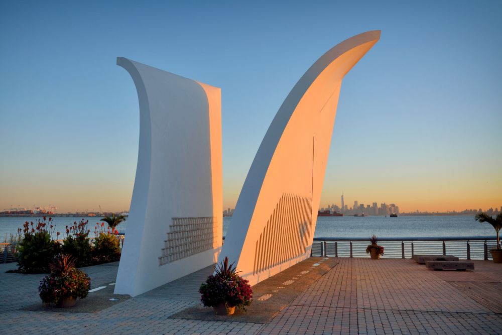 Structure of the Staten Island September 11 Memorial
