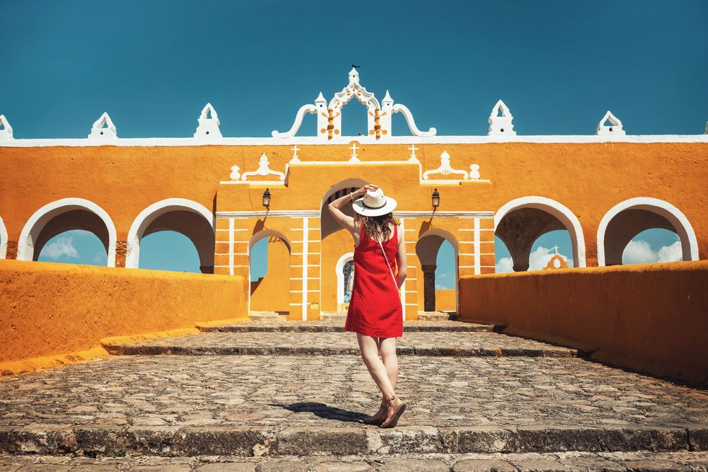 View of Izamal, Mexico