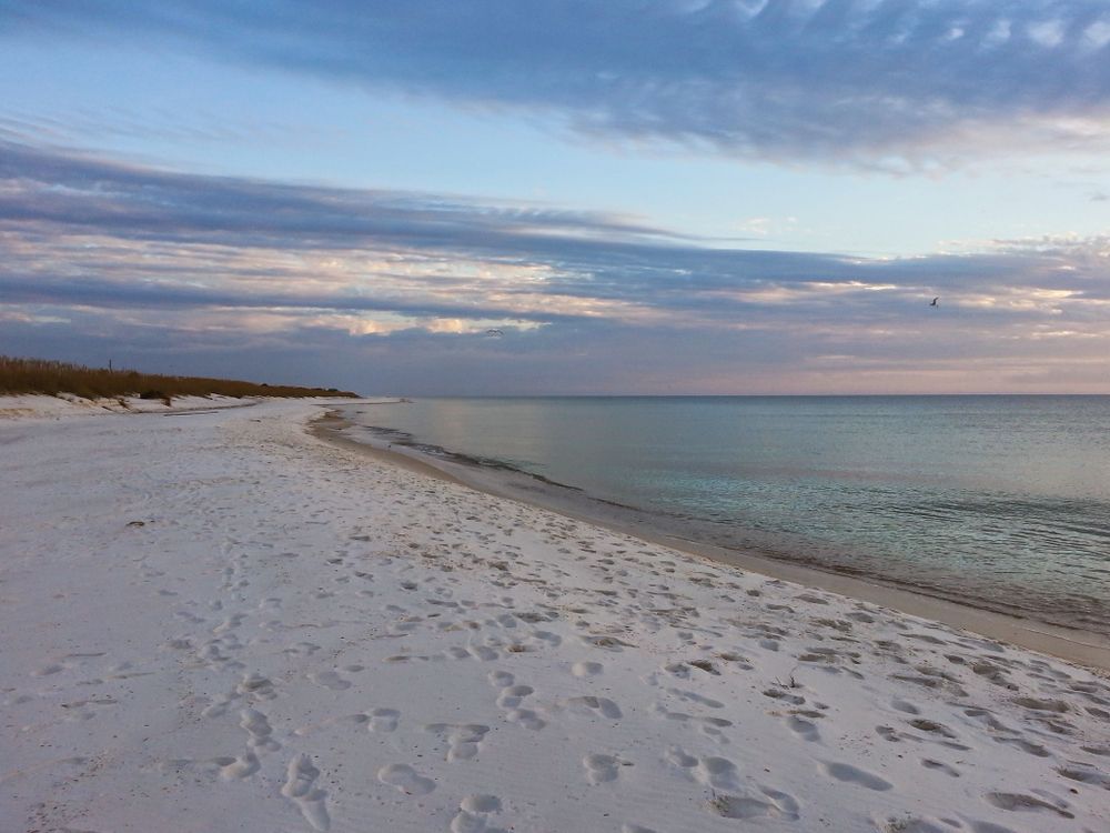 Scenic view of Turtle Beach
