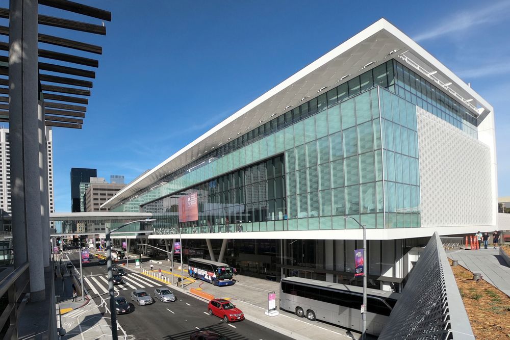Exterior of Moscone Center