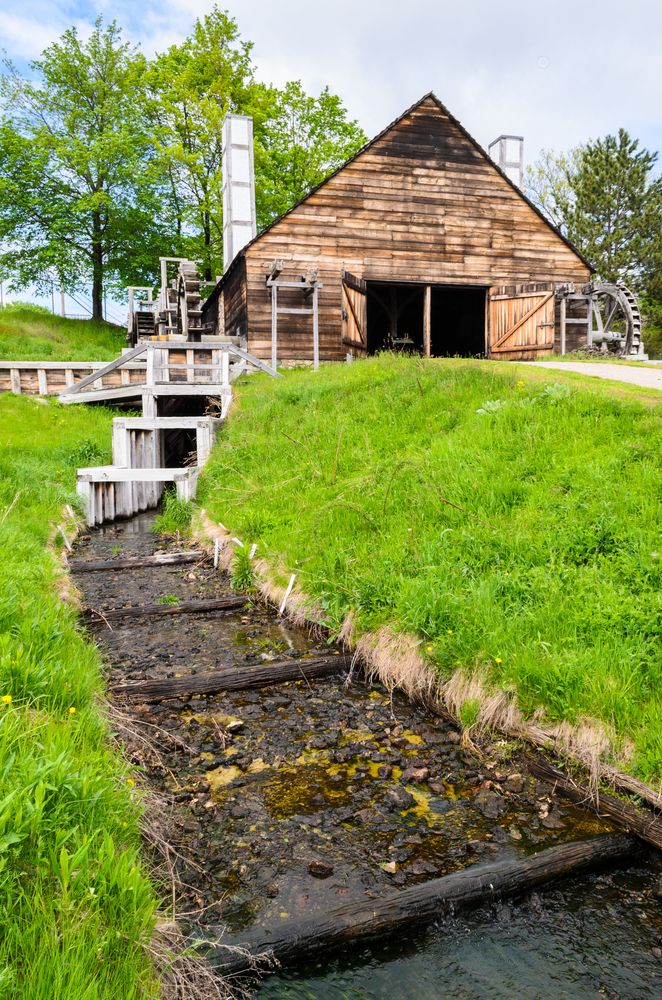 Exterior of a house at the Saugus Iron Works National Historic Site