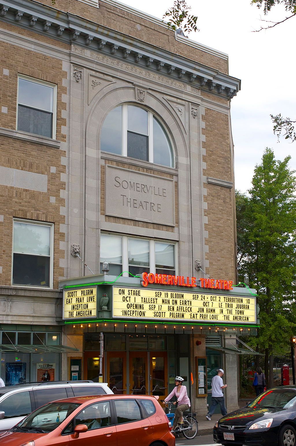Exterior of the Historic Somerville Theatre