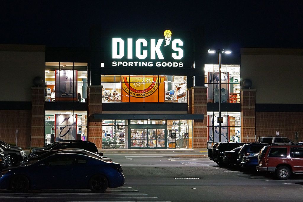 Sporting goods store at Square One Mall