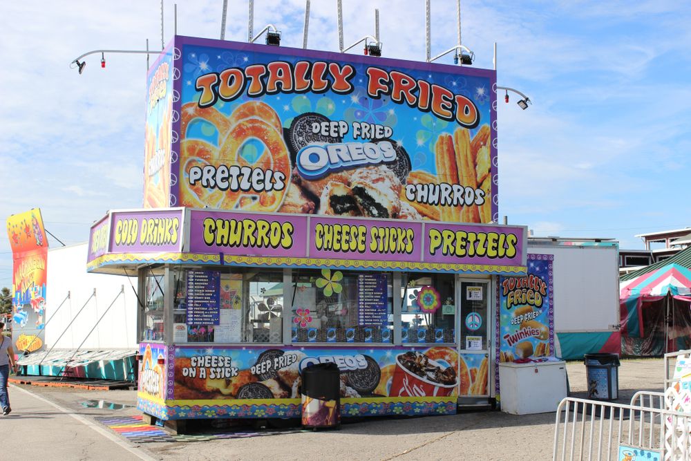 Totally fried food booth at Missouri State Fair