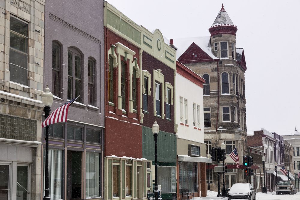 Buildings along Downtown Sedalia Historic District
