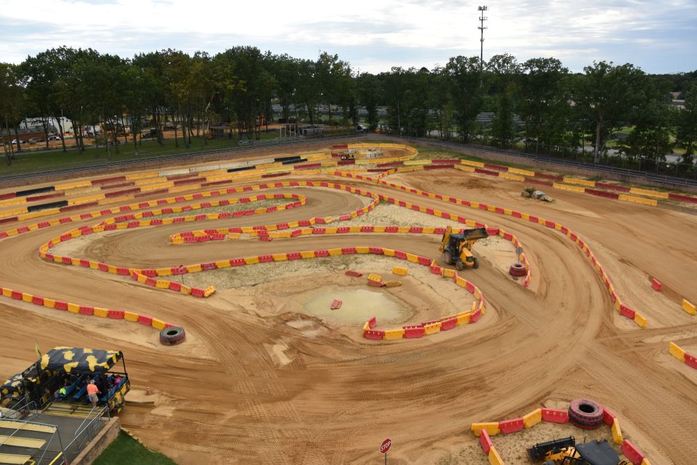 Aerial view of Diggerland