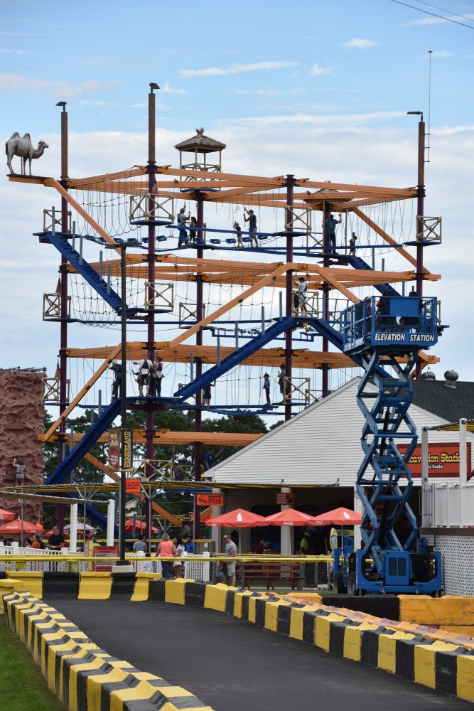 Elevation station at Diggerland