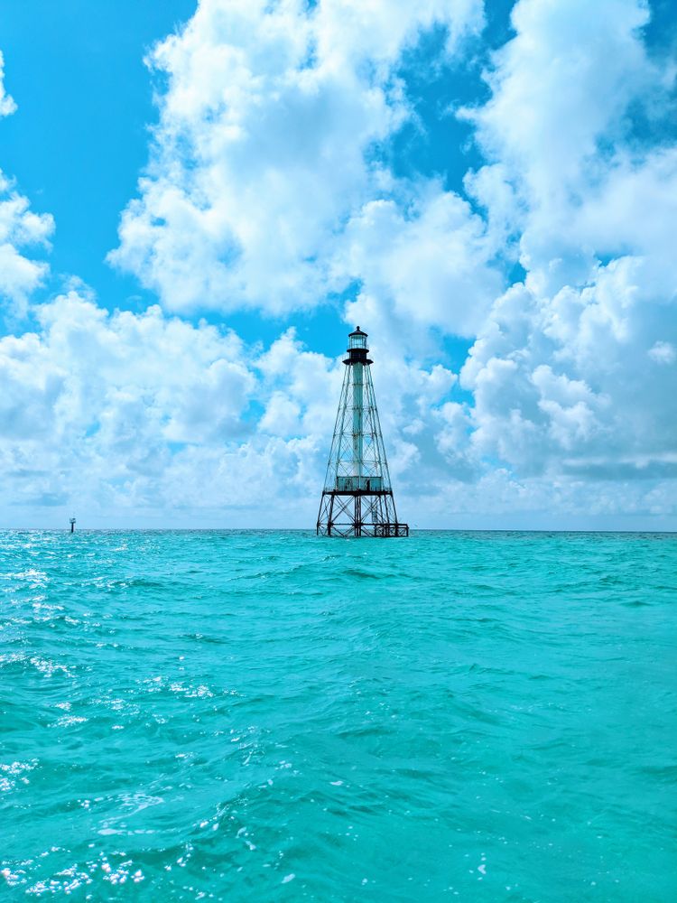 View of the Alligator Reef Lighthouse