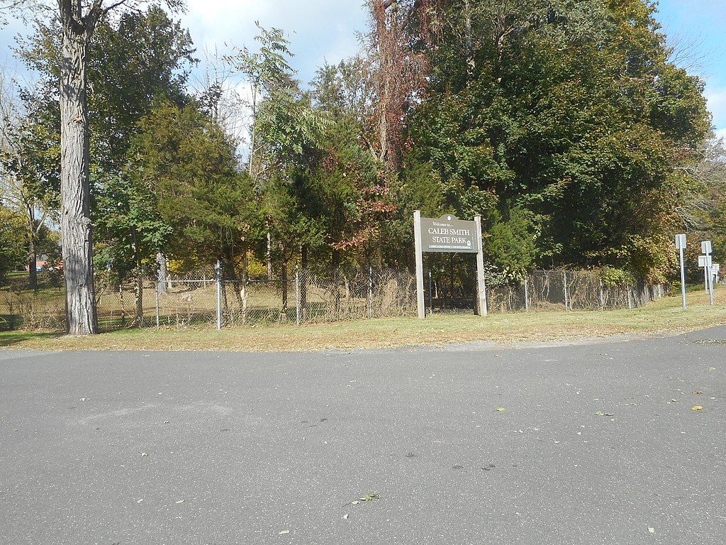 The grounds of Caleb Smith State Park Preserve