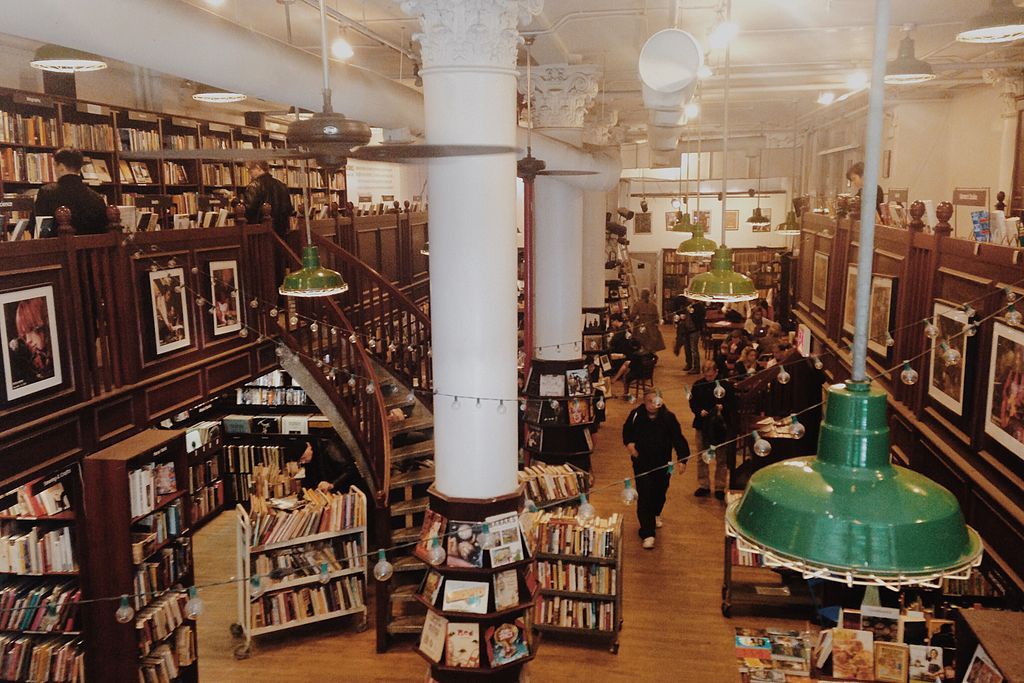Interior of the Housing Works Bookstore Café