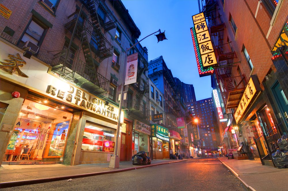 Night scene at Chinatown
