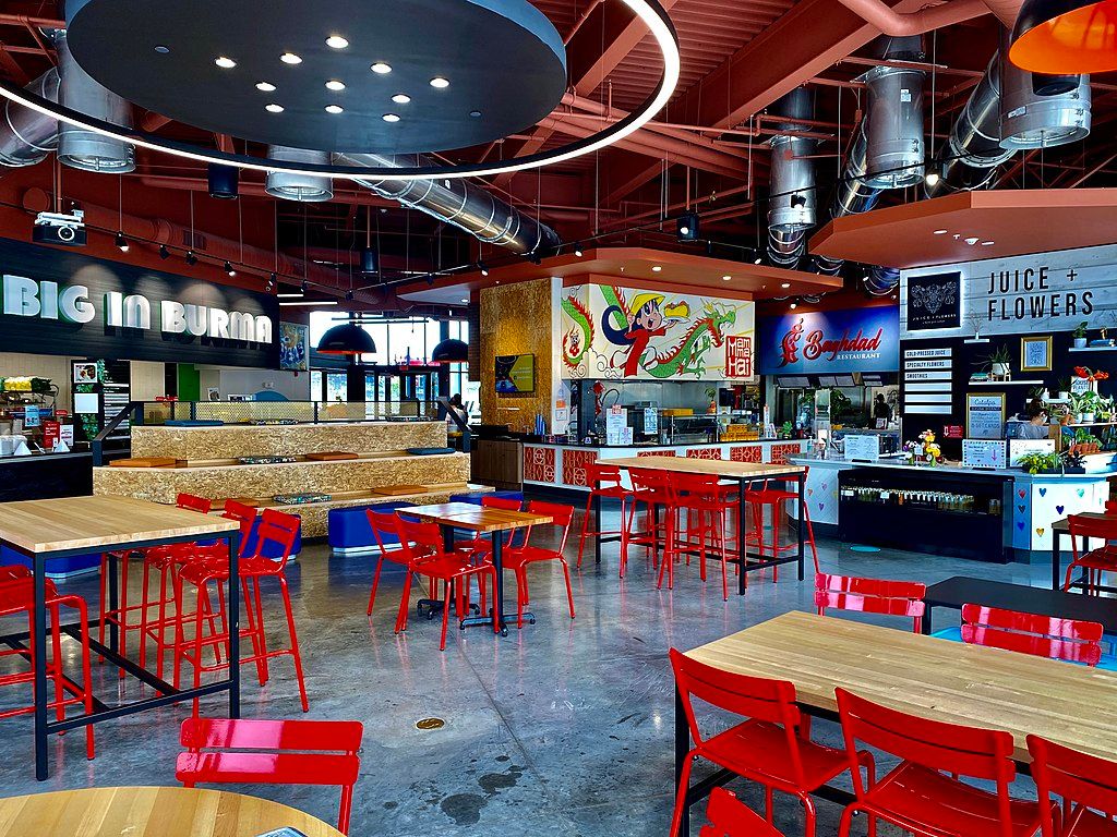 Interior of Salt City Market